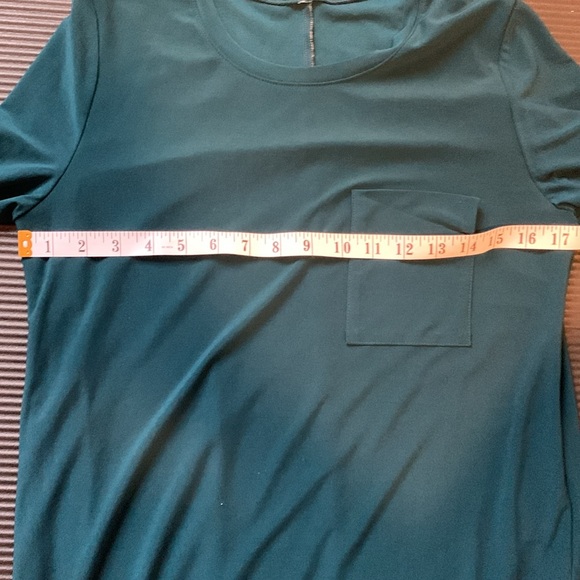 Elegant Vintage Teal Tunic Dress - Picture 7 of 8